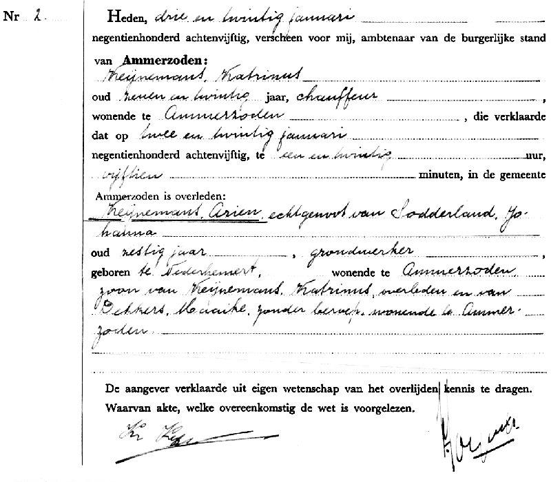 19580122 ovl akte 2 Arien Keijnemans ev Johanna Sodderland